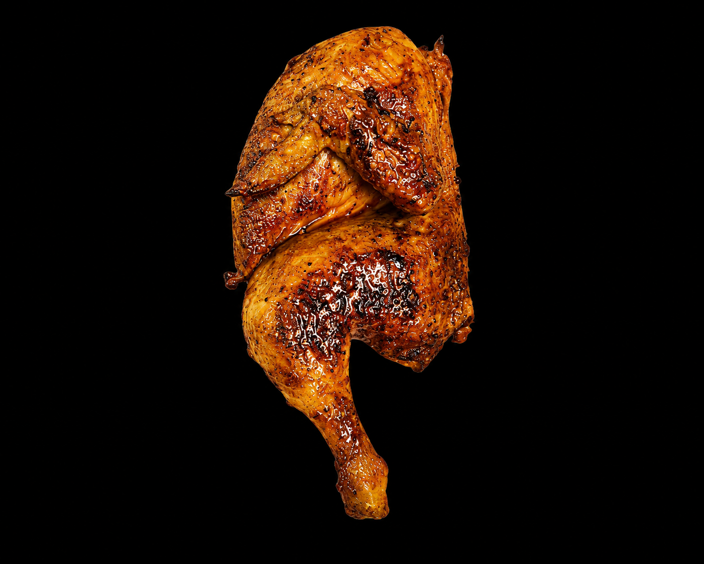 Half Grilled Chicken